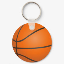Basketball sports pattern gifts keychain