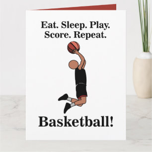Basketball Sports Player Coach Fan Birthday Card