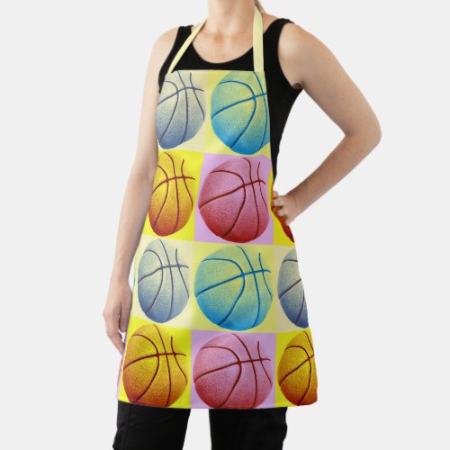 Basketball _ Sports Pop Art Apron