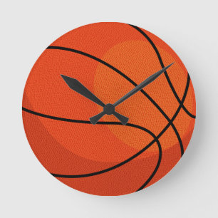 Basketball Sports  Round Clock