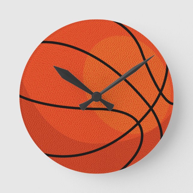 Basketball Sports  Round Clock (Front)