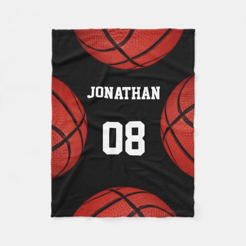 Basketball Sports Team Personalized blanket