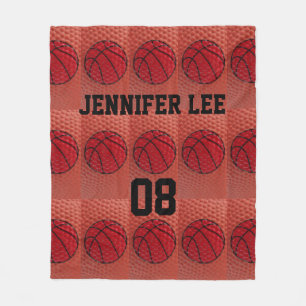 Basketball Sports Team Personalized blanket