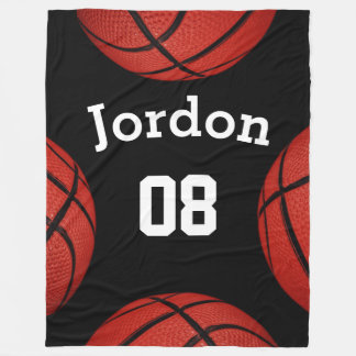 Basketball Sports Team Personalized Name blanket
