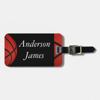 Basketball Sports Team Personalized pillow Luggage Tag