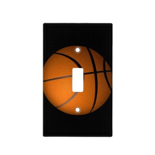 Basketball Sports Theme Light Switch Cover