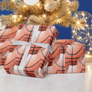 Basketball Sports Themed Wrapping Paper