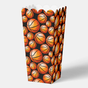 Basketball sports tiled pattern favor boxes