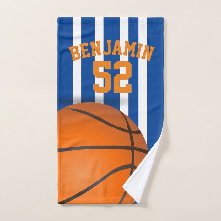 basketball sports towel, coach bath towel Zazzle