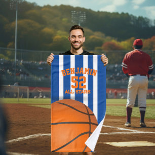 basketball sports towel, coach bath towel