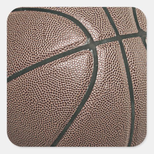 Basketball Square Sticker