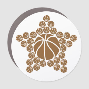 Basketball Star Car Magnet