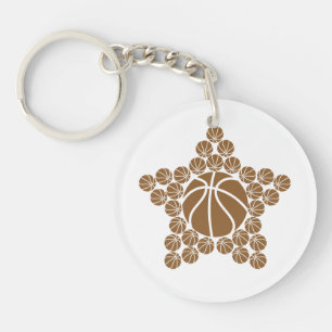 Basketball Star Keychain