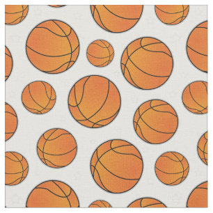 Basketball Star Pattern Fabric