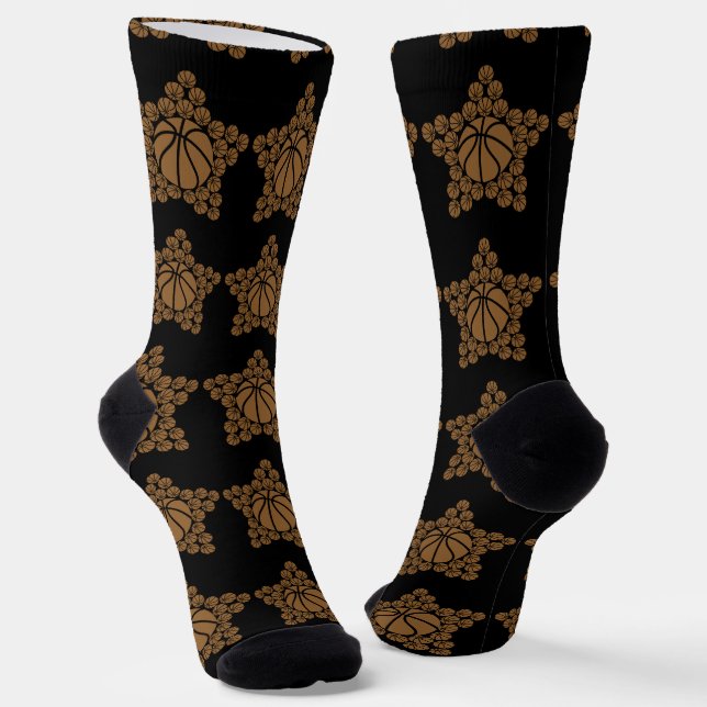 Basketball Star Socks (Angled)