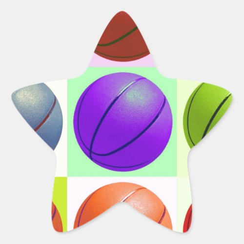 Basketball Star Sticker