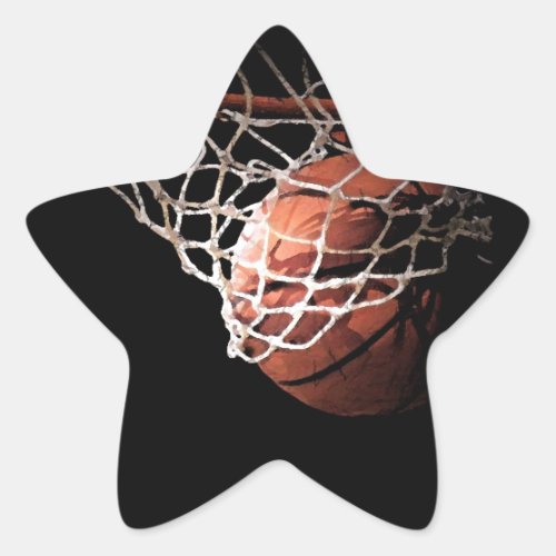 Basketball Star Sticker