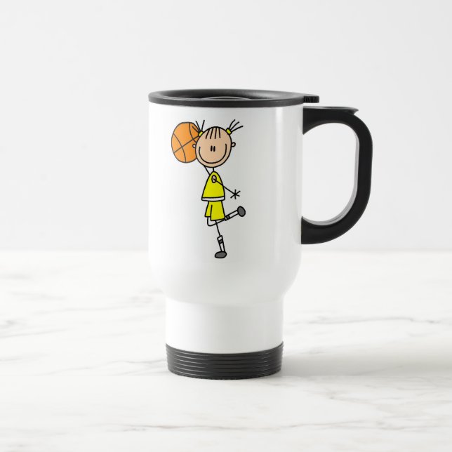Basketball Stick Figure Mug (Right)