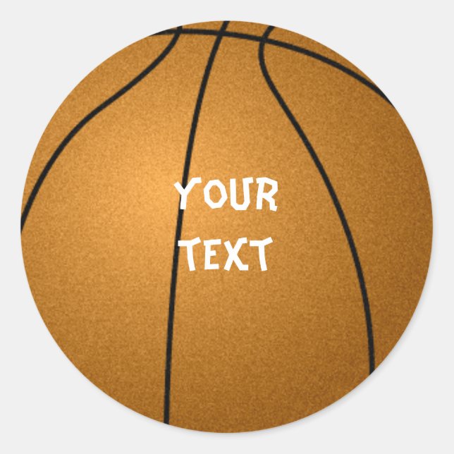 basketball sticker (Front)