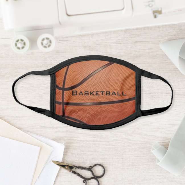 Basketball Stitching Design Face Mask