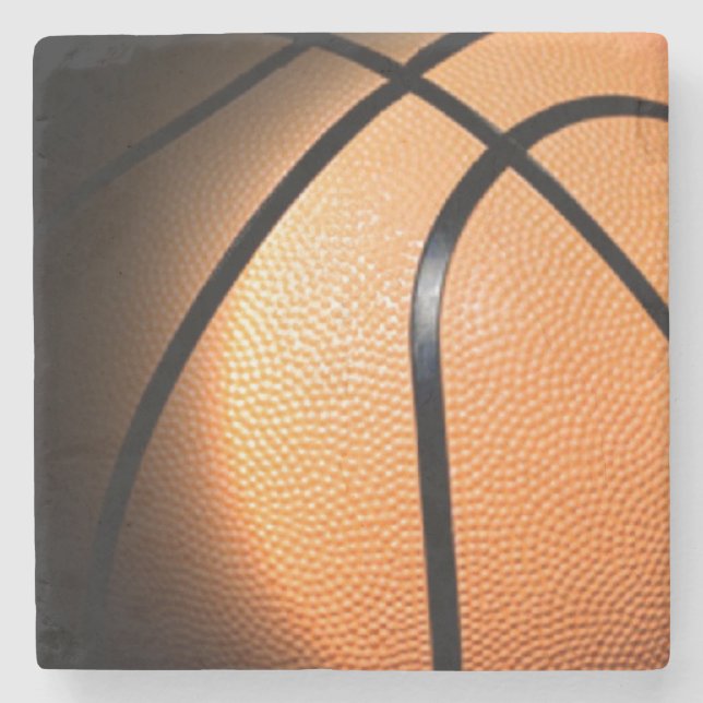 Basketball Stone Coaster (Front)