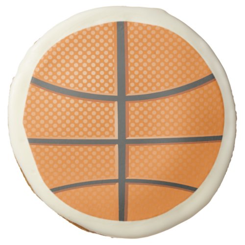 Basketball Sugar Cookie