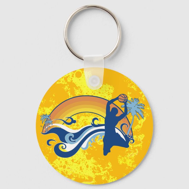 basketball. summersetz. keychain (Front)