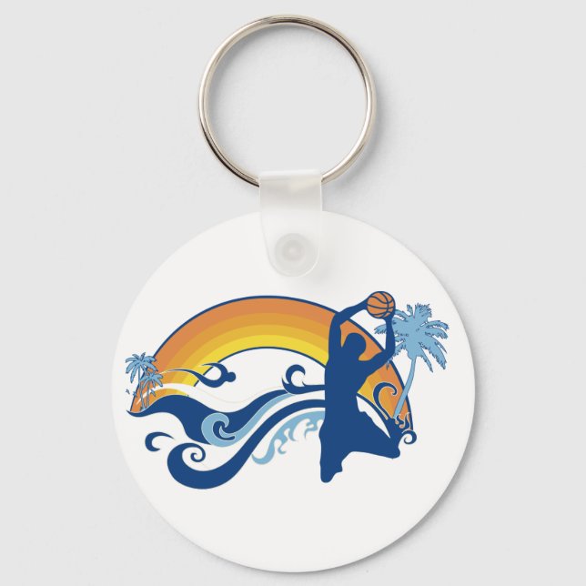 basketball. summersetz. keychain (Front)