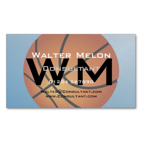 Basketball Super Budget Special Business Card Magnet