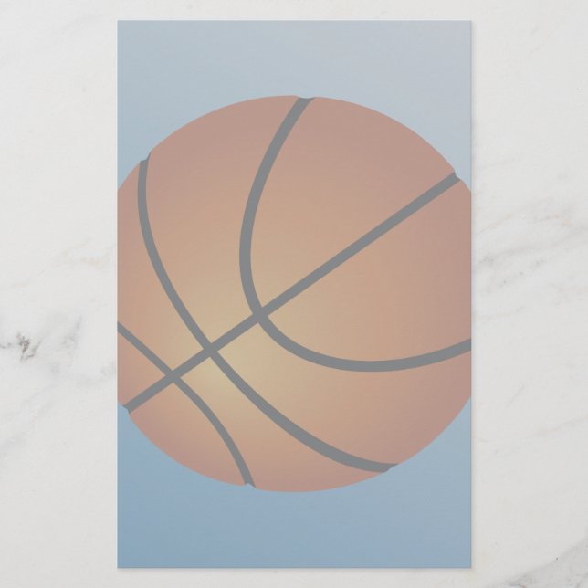 Basketball Super Budget Special Stationery (Front)