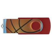 Basketball Super Budget Special USB Flash Drive (Back)