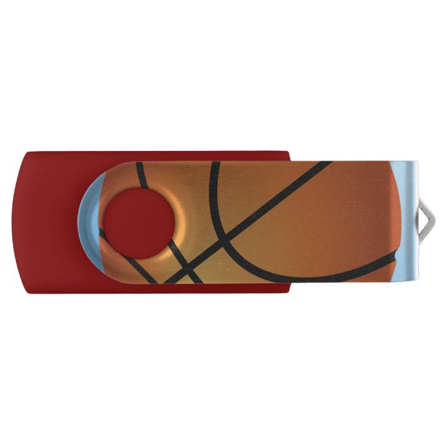 Basketball Super Budget Special USB Flash Drive (Front)
