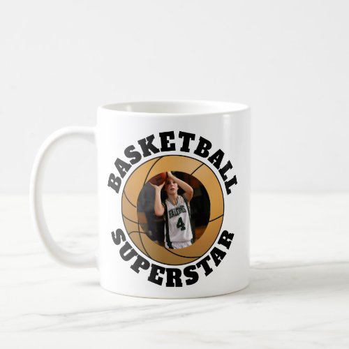 Basketball Superstar Photo Coffee Mug