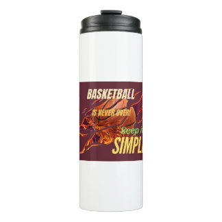 Basketball Sweat Thermal Tumbler