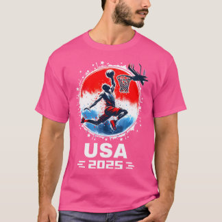 Basketball Team 2025 Basketball Apparel 2025 Usa T T-Shirt