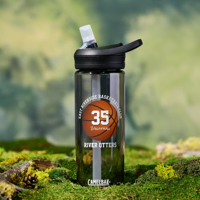 basketball team and player name  water bottle (Outdoor)