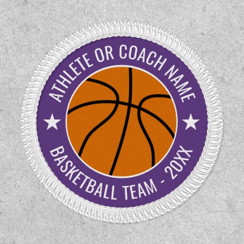 Basketball Team _ Athlete Name and Year _ Purple Patch