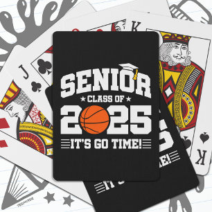 Basketball Team Class 2025 Graduation Senior 2025 Poker Cards