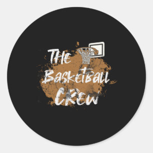 Basketball Team Classic Round Sticker