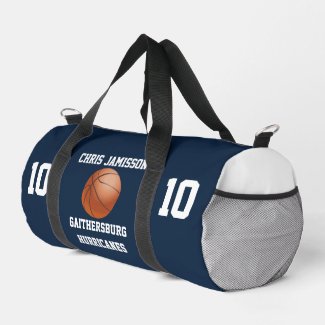 Basketball Team Coach Player Navy Blue Personalize