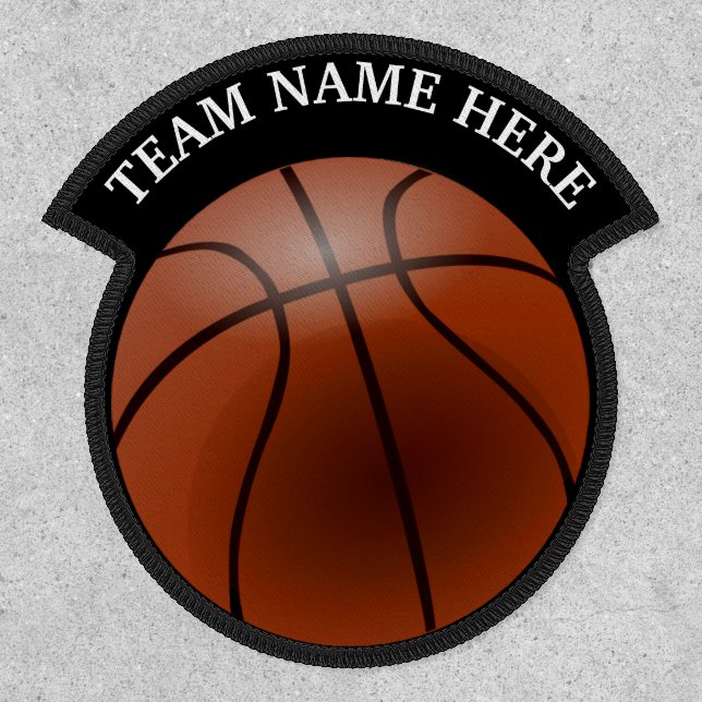 Basketball  Team Custom Personalized Patch (Front)