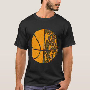 Basketball Team Dunking Fan Women Kids Teens T-Shirt