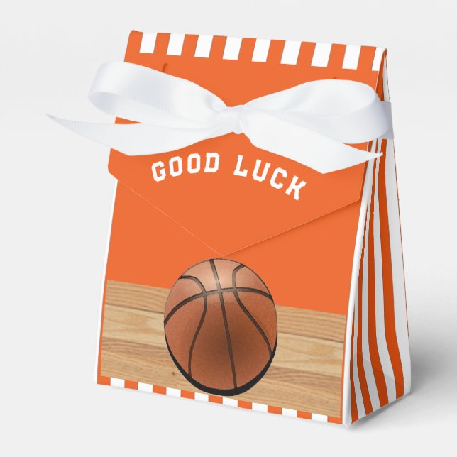 Basketball Team Favor Boxes (Front Side)
