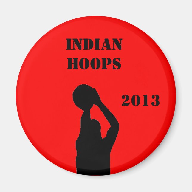 Basketball team magnet (Front)