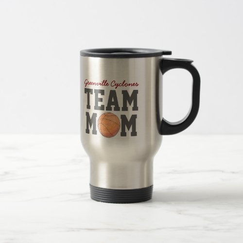 Basketball Team Mom Gift Mug