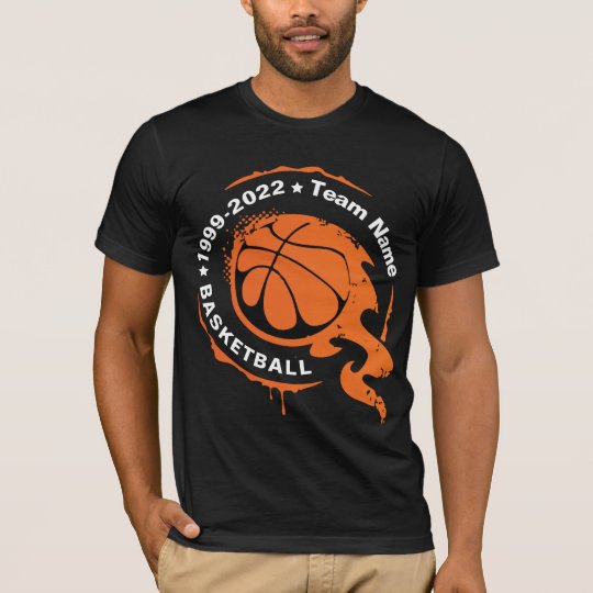 Basketball Team Name. Personalize T-Shirt | Zazzle.com