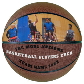 Basketball Team Photo Custom Text Personalized