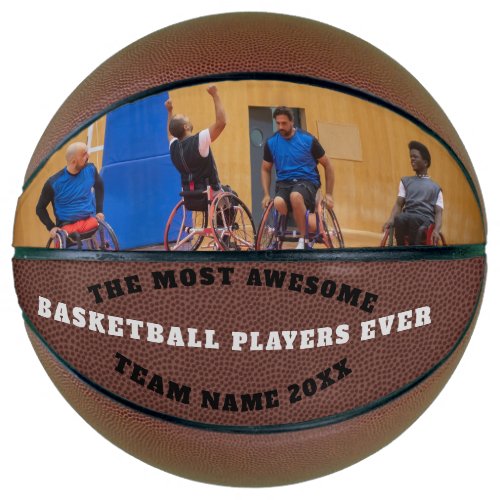Basketball Team Photo Custom Text Personalized