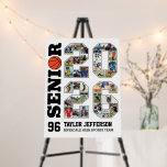 Basketball Team Senior 2026 Sports Photo Collage Foam Board<br><div class="desc">Personalized senior sports photo collage for athlete and sports player. This customizable photo gift is perfect for senior night, sports award banquet or birthday gift for your athlete son, daughter or student. It's a great way to display precious moments and memories from their sports games. The poster features a collage...</div>