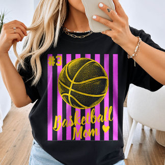 Basketball Team Spirit Mom mama T-Shirt